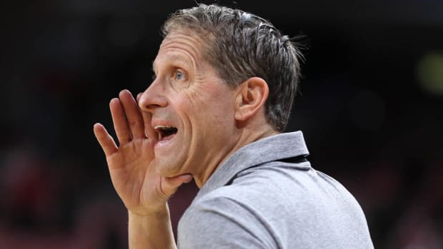 Razorbacks' Eric Musselman against Vanderbilt
